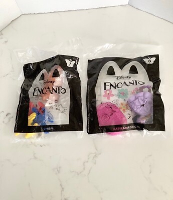 Disney Encanto Happy Meal Toys 2021 Still In Bags Lot Of 2