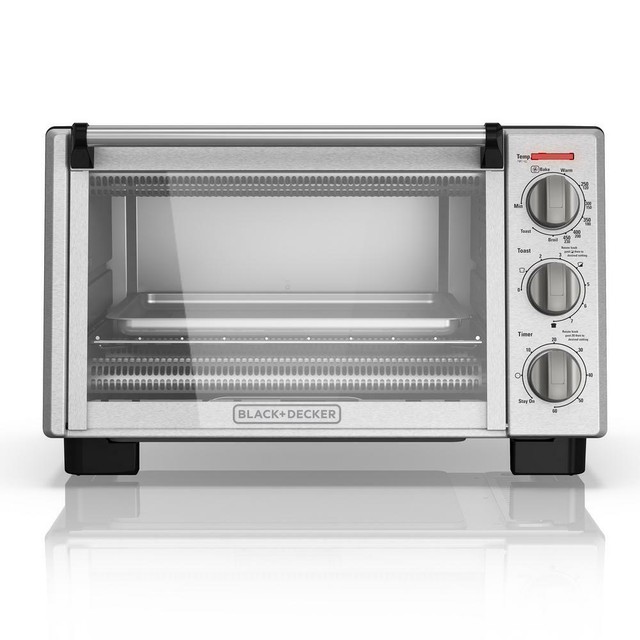 Rival 6 Slice Electric Counter Top Toaster Oven W Timer