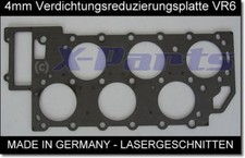 VR6 Turbo Verdichtungsreduzierung 4mm Reduzierungsplatte Golf Corrado Passat