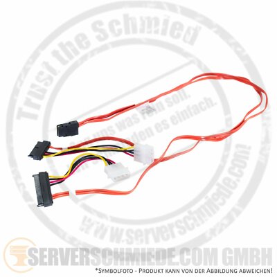 Supermicro 75cm  SAS SATA Kabel  1x SFF-8087 2x SATA 2x IDE Strom Stecker 4pin C