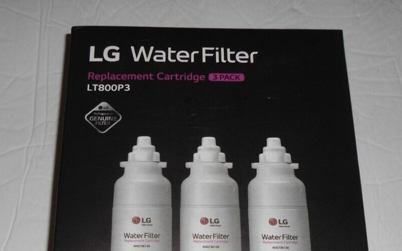 One NEW Package of Three LG Water Filter Replacement Cartridges Part