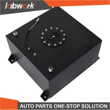 Labwork 10 Gallon Black Coated Racing/drifting Fuel Cell Gas Tank+level Sender