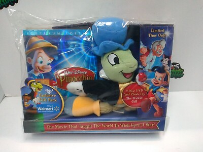 Disney Pinocchio 70th Anniversary 2-Disc DVD Gift Set w Jiminy