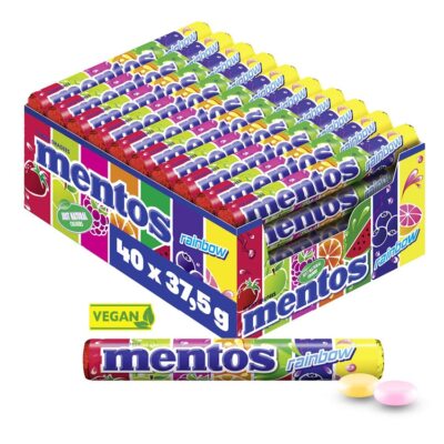 MENTOS Rainbow 40 × 37,5 g  ( 1,5 kg)