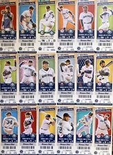 2010-2011-2012-2013-2014 Seattle Mariners Season Ticket Stubs - Mint Condition!