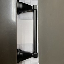 Delta 77608 - BL Black Stryke 8" Towel Bar.