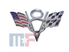 Verchromtes V8 Emblem Plymouth Buick Cadillac Oldsmobile Charger Challenger 300C