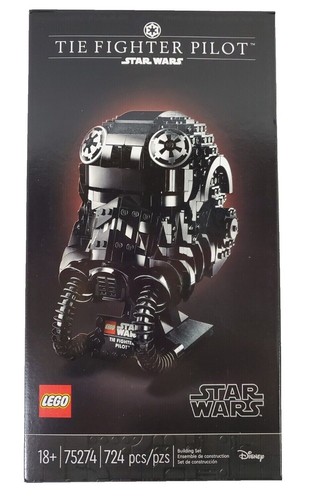 LEGO 75274 TIE Fighter Pilot Helmet – Brand New, Sealed, Excellent