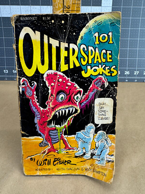 Will Eisner: 101 Outer Space Jokes Paperback 1979 Vintage Joke Book