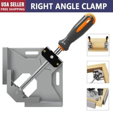 2 Pack Right Angle Clamp - 90 Degree Clamps for Woodworking Single Handle