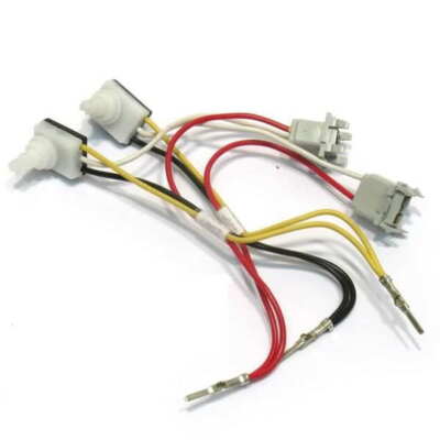 1pc - 2 CONNECTED Action Judco SPDT Push ON/Push OFF Switches + Lamp Sockets