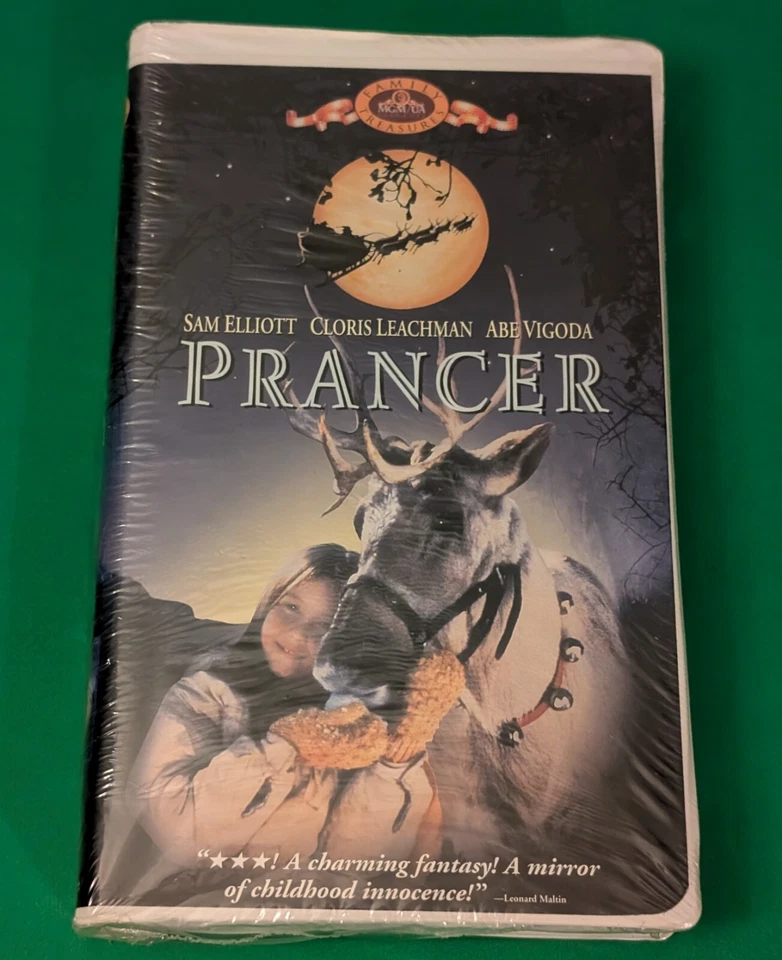Prancer (1989) & Prancer Returns (2001) VHS Tapes - Christmas Holiday Abe Vigoda Foto 3 de 4