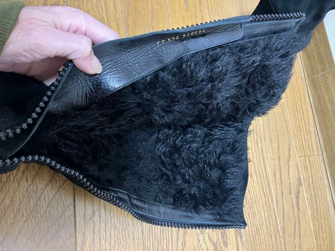 GUCCI Boots Heel Long Suede Black EU36.5/US6.5 116436c thumbnail 15