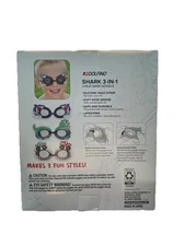 Dolfino Kid's 3-in-1 Swim Goggle Set Multi-Style of Truck, Dinosaur & Sharks