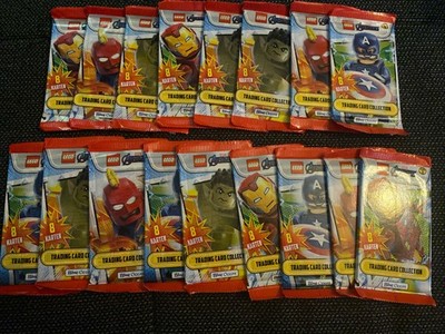 LEGO Marvel Avengers Serie 1 TCG - 17 X Booster Mit 8 Karten Pro Stk - Neu & OVP