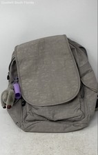 Mochila Kipling Mujer Gris Mono Dije Bolsillo Interior Correa Ajustable Cremallera