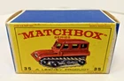 Matchbox Lesney #35 Snow-Trac Box Only E4 Box Only NO Vehicle