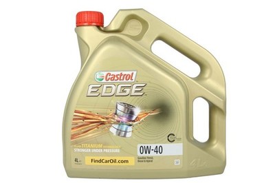 For Castrol Edge 0W40 4L Engine Oil 0W40 4L EDGE 15F713 Engine oil EDGE (4L) 0W