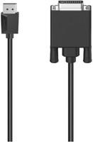 Hama Adapter / Kabel / Stecker Displayport>Dvi-Stecker (1,5M)