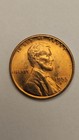 wheat penny 1955S LINCOLN CENT GEM RED BU 1955-S NICE RED UNC DETAILS LOT #B — photo 2