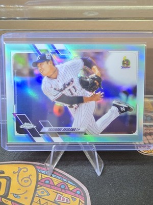 Yasunobu Okugawa 2021 Topps NPB #13 Teal Refractor /199
