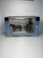 Lemax Village Buggy Ride Courting Carriage Horse Christmas Carole Towne