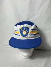 Vtg Milwaukee Brewers painters hat dead stock new