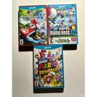 New ListingNintendo Wii U Mario Bundle Video Game Lot🔥Works! Kart Bros & 3D world
