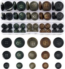 105Pcs Mixed Sewing Buttons,5 Color 4-Hole Craft Buttons,3 Size 15mm, 20mm, 25m