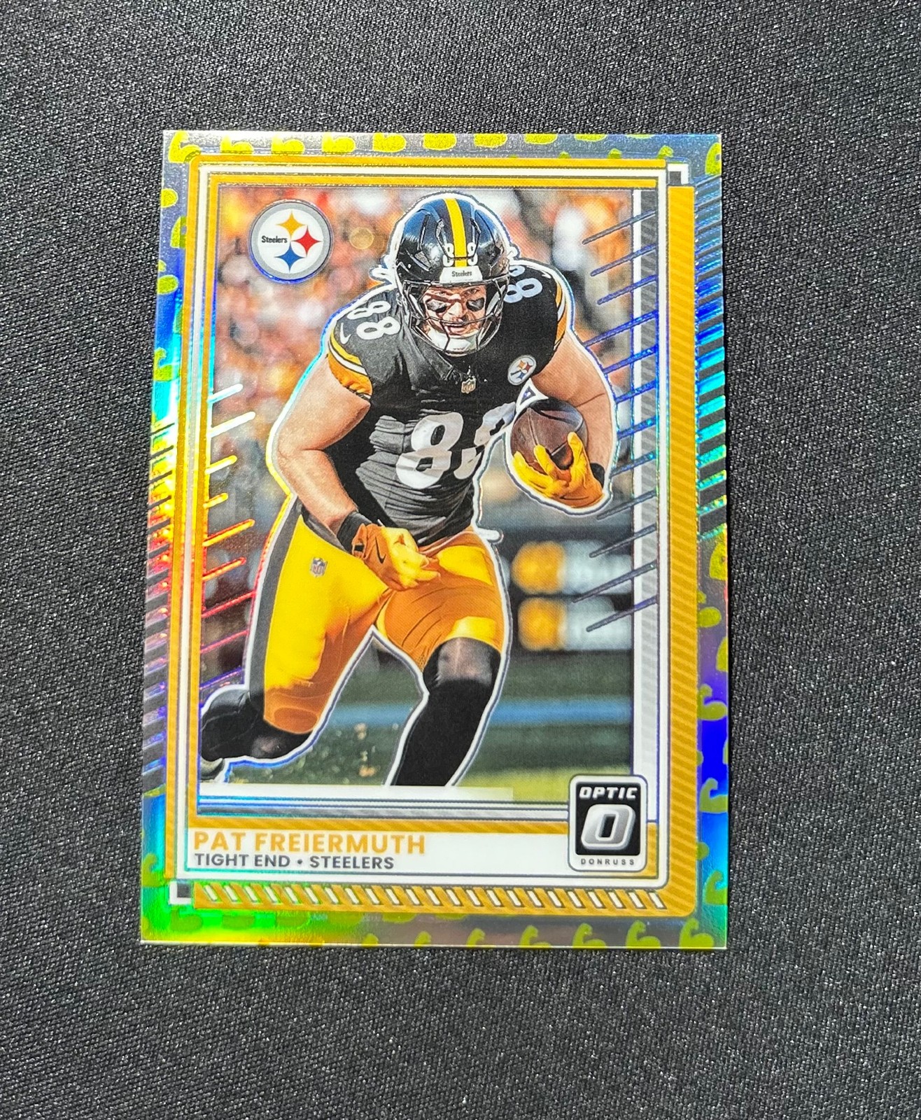 2025 Donruss Optic #155 Pat Freiermuth Flex #/199