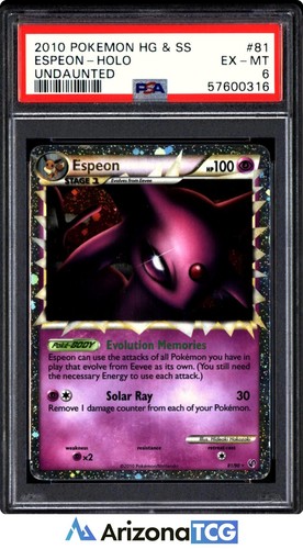 Espeon graded PSA 6 for sale on eBay