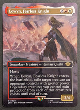 MTG Card - 1x Eowyn Fearless Knight - LOTR - NM - Borderless Magic the Gathering