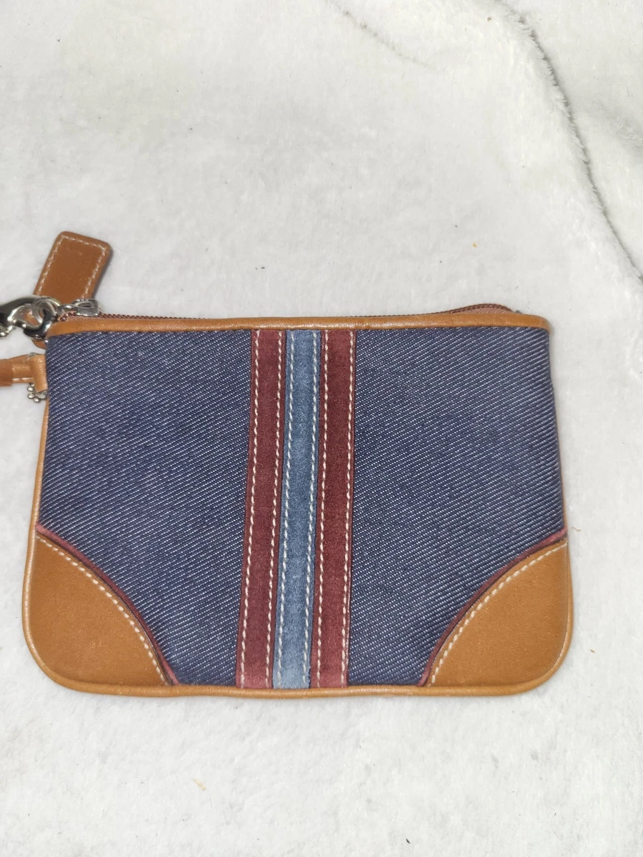 バッグ COACH Signature Suede Accessory Pouch Coach Suede Clutch Bags for Women for sale | eBay