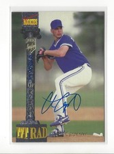 1994 Signature Rookies Tetrad Chris Carpenter RC AUTOGRAPH Blue Jays (7750 Made)