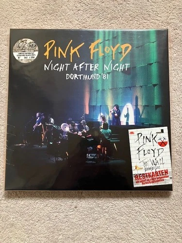PINK FLOYD NIGHT AFTER NIGHT DORTMUND '81: 5LP BOX CLEAR VINYL/NEW-DIFF.COVER!!!