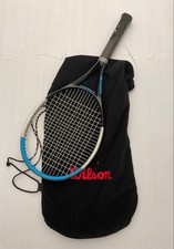 Wilson Tennis Racket Black/Blue with Case