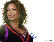 Oprah Winfrey Signed Autographed 11x14 Looking Over Shoulder Photo Big Signature