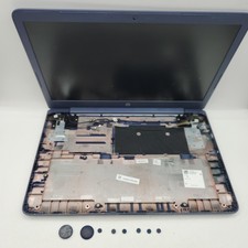 HP 14" LCD Screen with Bottom Case Blue 1366 x 768 HD for Chromebook 14-DB0031NR