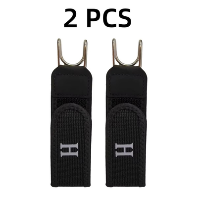 #ad 2PCS Tactical Metal Hook Elastic Belt Buckle Less Invisible Waist Belt Closure $7.99