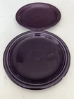 (2) Fiesta Ware Homer Laughlin 7 1/4 inch Salad Dessert Plate Fiesta Plum Purple