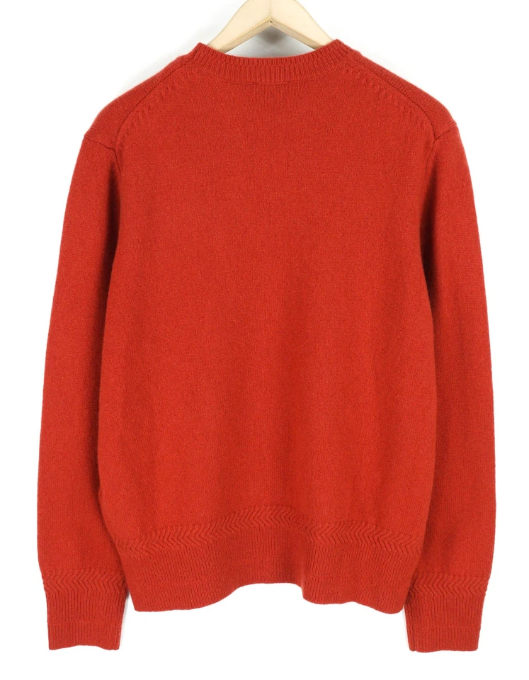 DIESEL K-Boston Men Jumper XL Red Pullover Wool Cashmere Knitted RRP€250 * - Image 2 of 4