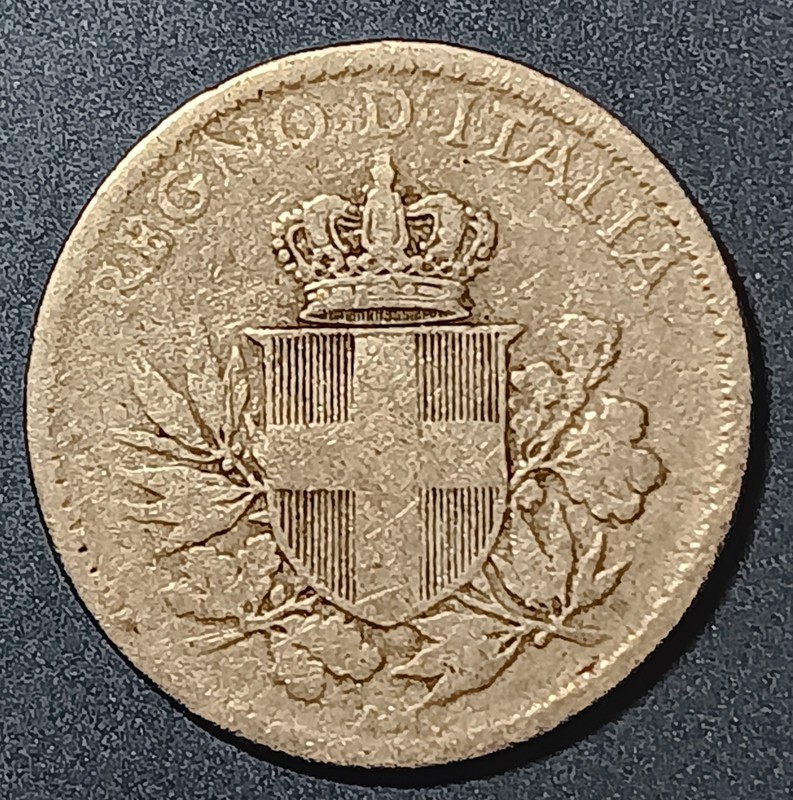 1918 Italy 20 Centesimi,  Nice Condition Kingdom Of Italy Coin