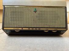 Classic Bush Record Player SRP31 in good working order, with 1960s Singles discs