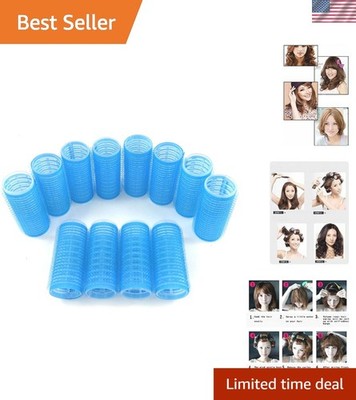 Vibrant 25mm Hair Curlers - 12PCS Self-Grip Rollers for Salon Quality Curls