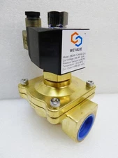 WIC Valve 1.25” Normally Open Brass Zero Differential Electric 2BOW-1-24VAC-D-L