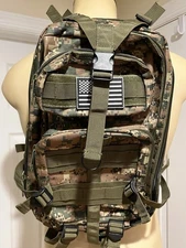 The DBTAC Military Style Tactical Diaper Bag Backpack Camo