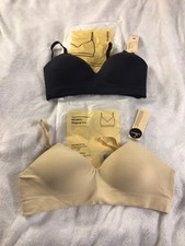 NEW Truekind Supportive Comfort Wireless Shaping Bra S To 2XL Black Beige 10210