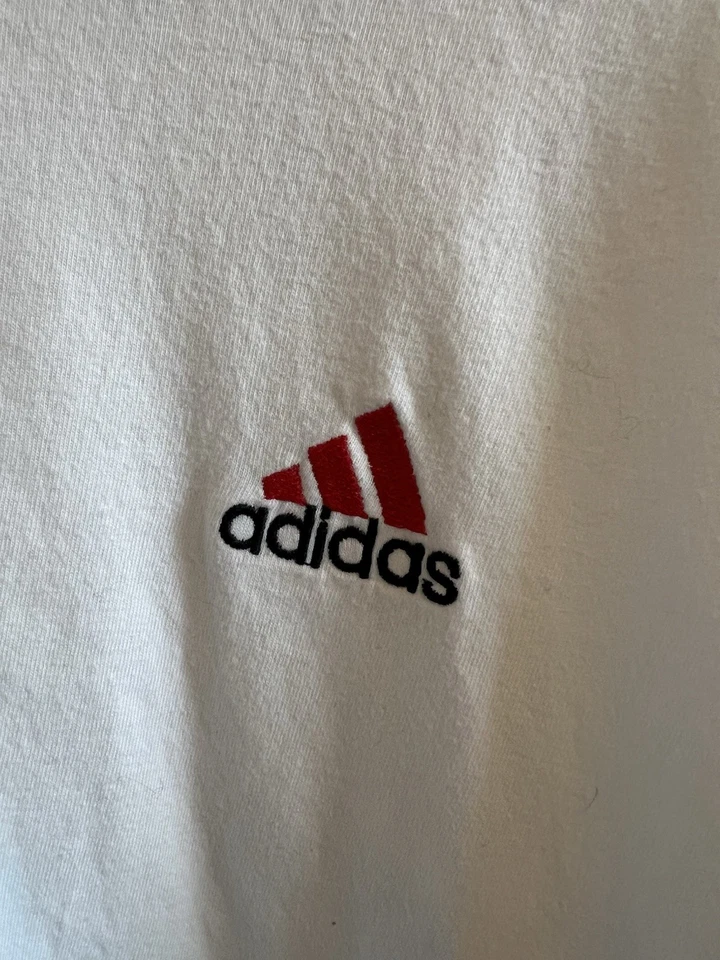 Camisa Vintage Adidas Team Nebraska Huskers Manga Longa Gola Tartaruga Branca Tamanho G - Imagem 4 de 4