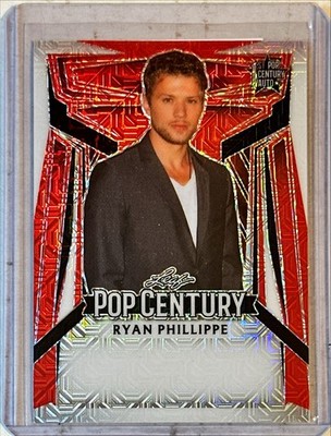 RYAN PHILLIPPE 2023 Leaf Pop Century Red Unsigned PROOF 1/1