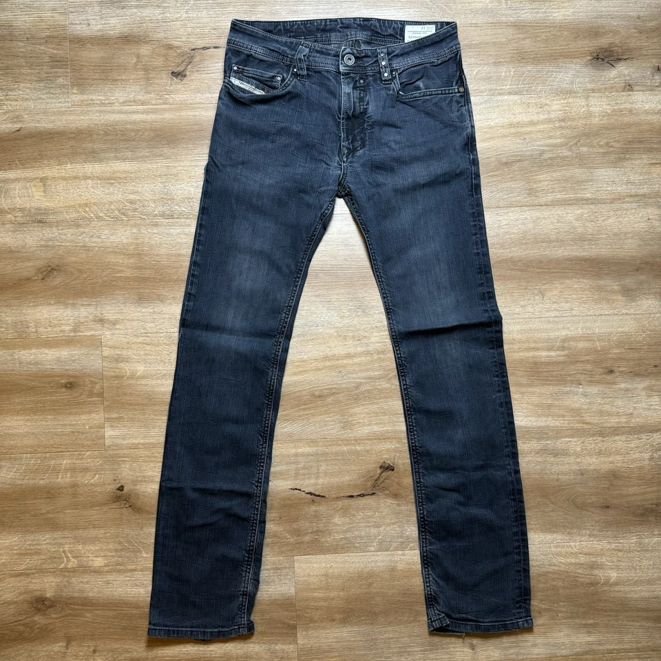 Jeans Diesel Juvenil 14 (28x29) Gris Safado Slim Pierna Recta Elastizados Denim 00YW3 Foto 2 de 4